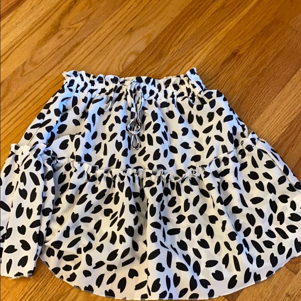 Mini flow skirt